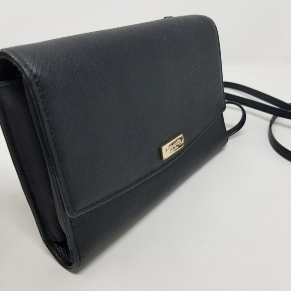 KATE SPADE Black Wallet Crossbody Bag Shoulder Bag Wallets - Picture 6 of 16